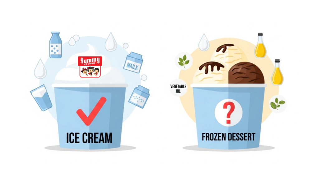 Dairy Ice Cream vs Frozen Dessert: What’s Really in Your Tub?
